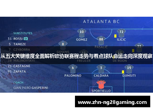 从五大关键维度全面解析欧协联赛程走势与看点球队命运走向深度观察 从五大关键维度全面解析欧协联赛程走势与看点球队命运走向深度观察