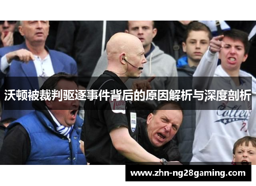 沃顿被裁判驱逐事件背后的原因解析与深度剖析 沃顿被裁判驱逐事件背后的原因解析与深度剖析